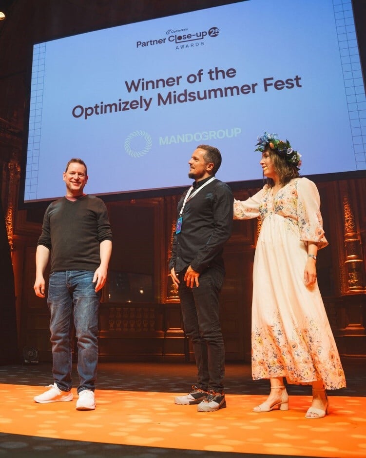 Mando Group Win ‘All In With Optimizely’ Award